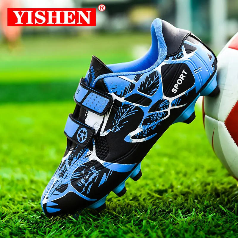 Top Trends: YISHEN Soccer Shoes Boys Girls Kids Sport Shoes TF / FG Cleats Training Football Shoes Boots Sport Sneakers Chuteiras De Futebol Shoppable Styles