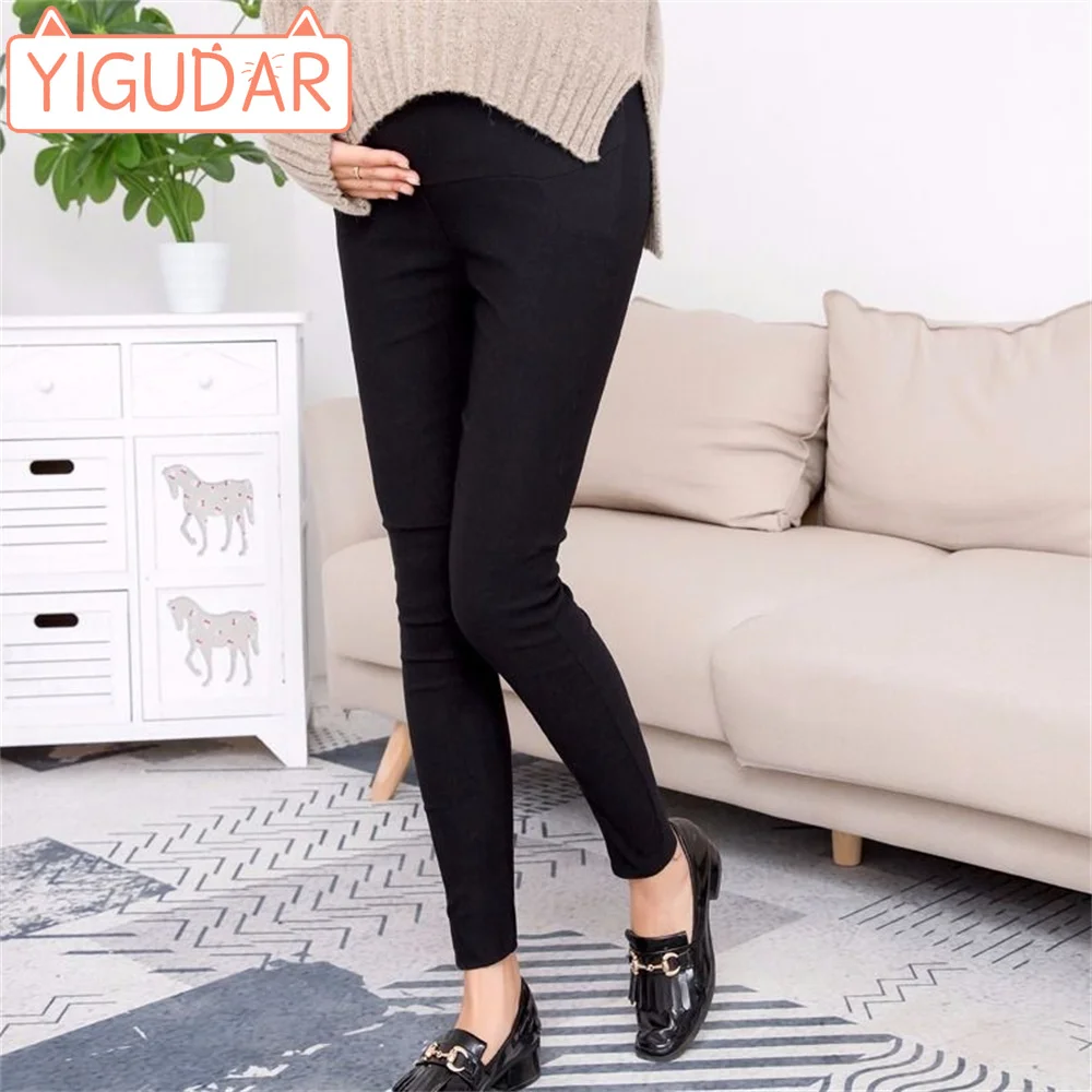 Top Trends: Spring New Pregnant Women's Pants Long Pants Outer Wear Winter Abdominal Support Pants Pregnant Women's Wear Thickened Velvet Shoppable Styles