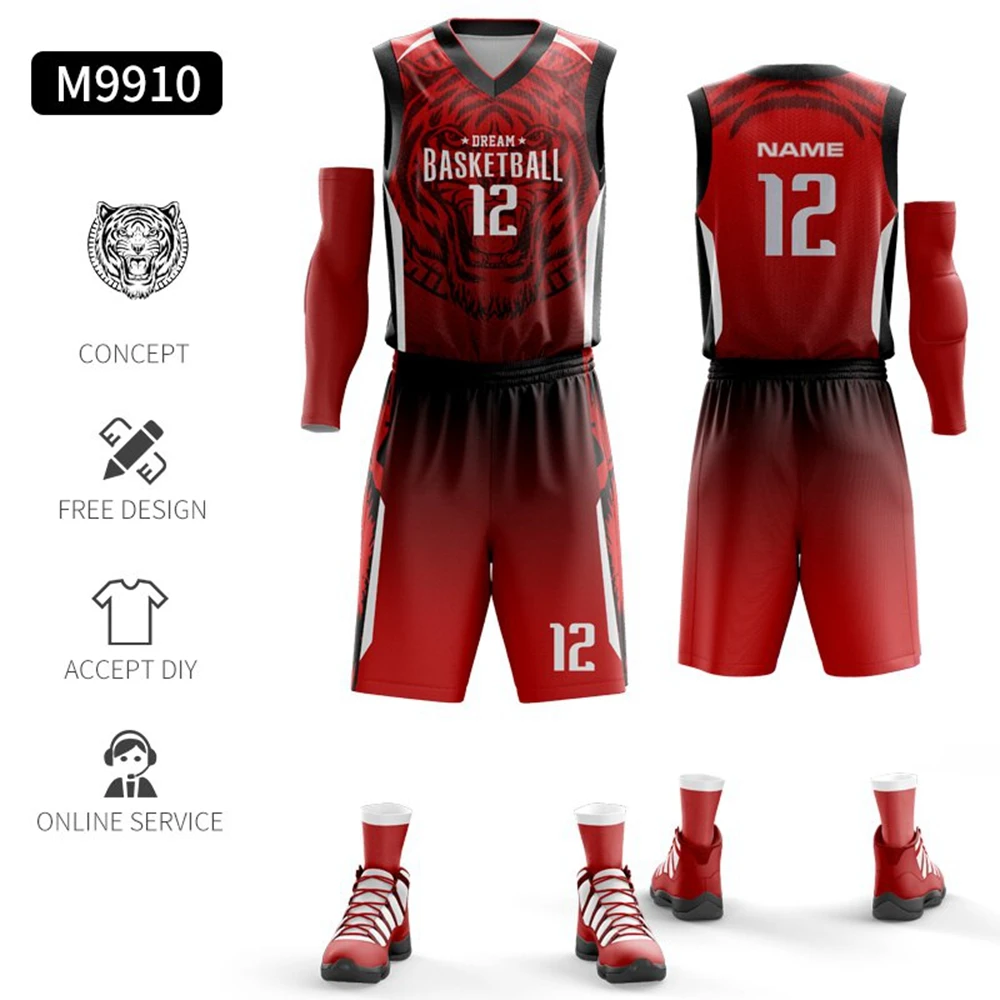 Top Trends: 2023 Summer Print Men&#039;s Basketball Uniforms Suits Personalized Custom Youth Team Club Basketball Jersey Set Plus Size Outfit Shoppable Styles