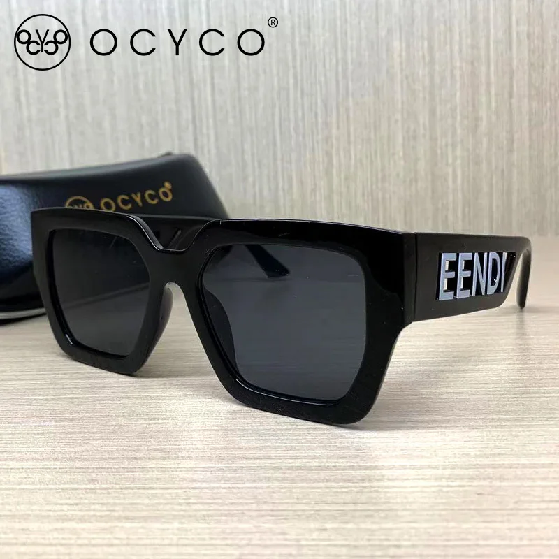 Top Trends: OCYCO Luxury Tide Hollowed Oversized Punk Sunglasses Women Retro Square Sun Glasses Men Lady Shades Oculos De Sol UV400 Eyewear Shoppable Styles - Image 2