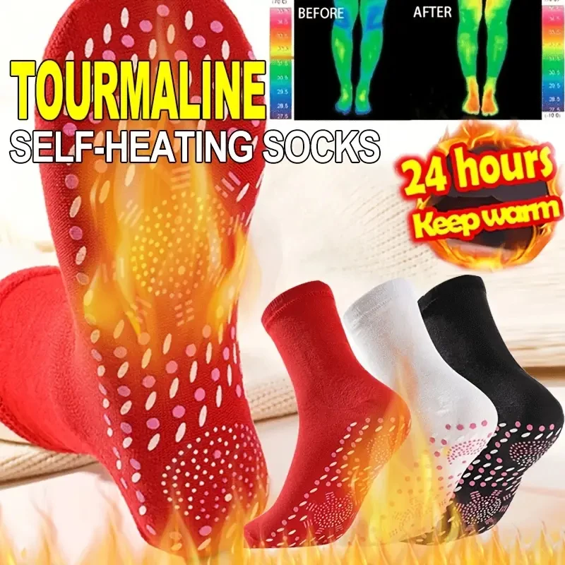 Top Trends: 1 / 5pairs Tourmaline Slimming Health Sock Self Heating SocksMagnetic Self-Heating SocksFoot Massage Thermotherapeutic Sock New Shoppable Styles