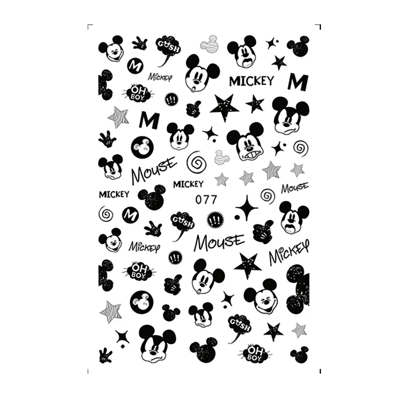 Top Trends: 1PCS Disney Cartoon Nail Art Stickers Donald Duck Mickey Mouse Minnie Mouse Nail Slider Lion King Nail Design Decorative Decals Shoppable Styles