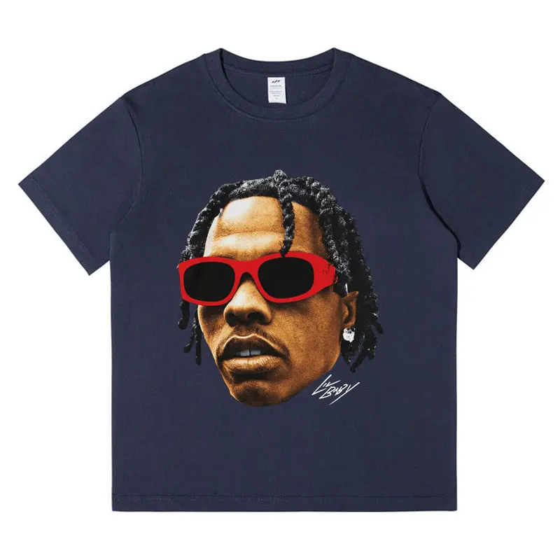 Top Trends: Rapper Lil Baby Graphic T Shirt Men's Hip Hop Vintage Short Sleeve T-shirt Streetwear Harajuku Cotton Oversized T-shirts Couples Shoppable Styles - Image 3