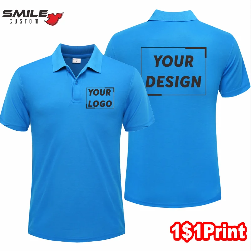 Top Trends: Summer Fashion Men And Women Short Sleeve Polo Custom Printing Logo Casual Lapel Shirt Embroidery Pattern Quick Dry Top Design Shoppable Styles