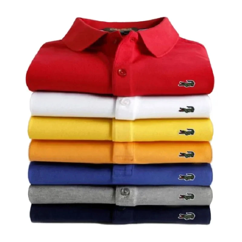 Top Trends: 2024 New Brand Embroidery Cotton Hot Selling Men&#039;s Polo Shirt Spring Summer New Casual Breathable Lapel Polo Shirts For Men Shoppable Styles