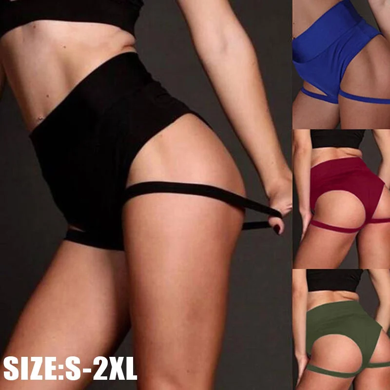 Top Trends: Black Shorts Tube Dance Summer Fitness Suspender Design Sexy Short Female Work Out Performance Women Club Short Shoppable Styles