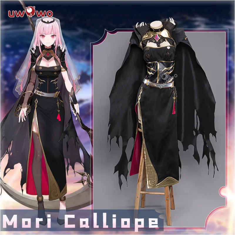 Top Trends: In Stock UWOWO Mori Calliope Cosplay Costume Hololive English Vtuberss: Cosplay Mori Calliope Grim Reaper Halloween Costumes Shoppable Styles