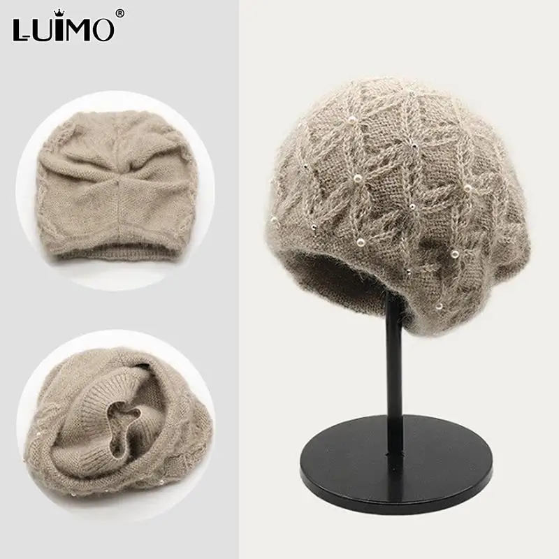 Top Trends: Women Winter Hat High Elasticity Streetwear Warm Anti-shrink Women Winter Cap Women Beanie For Holiday Shoppable Styles