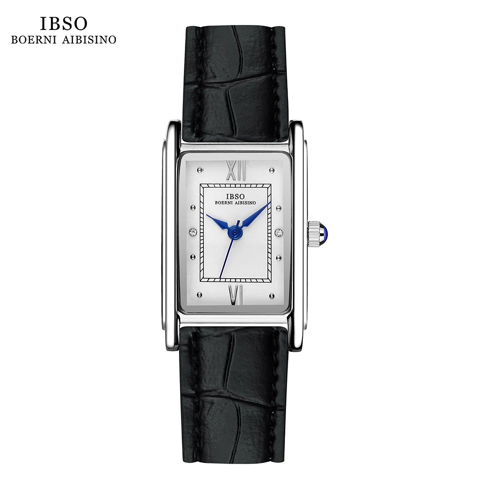 Top Trends: IBSO 2023 New Luxury Women Quartz Watches Stainless Steel Strap Waterproof 3ATM Watch Ladies Fashion Blue Three Hands Dial 9208 # Shoppable Styles - Image 3