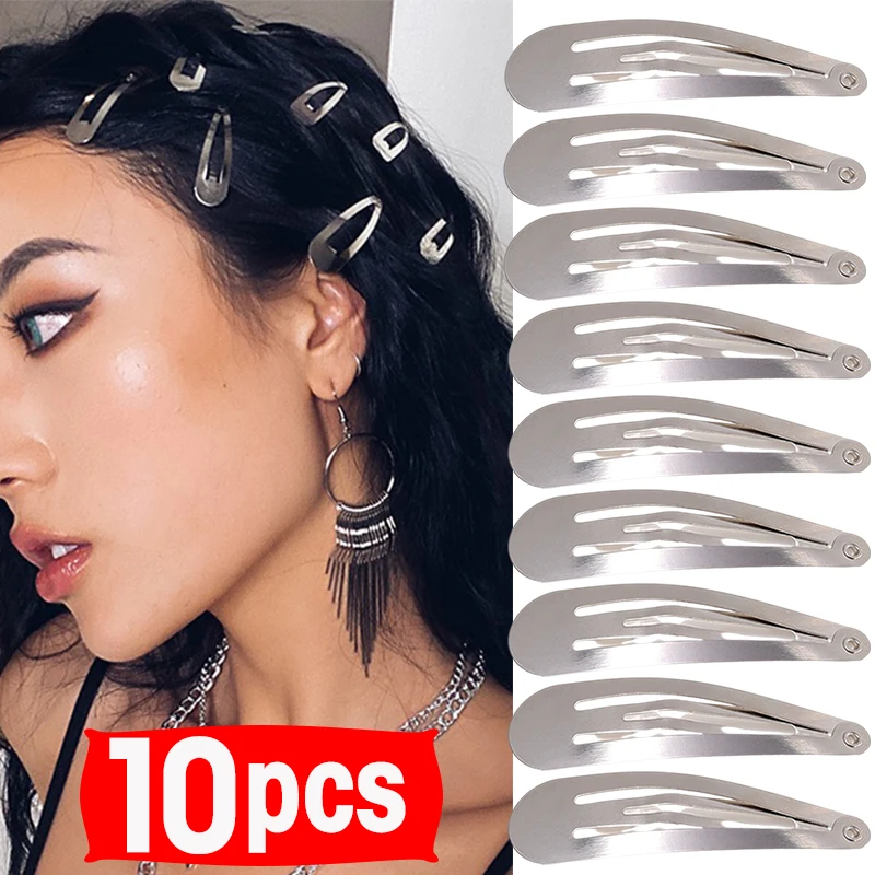 Top Trends: 1 / 10PCS Metal Hair Clips Snap Alligator Hairpins Base For DIY Jewelry Making Korean Pearl Bow Hairgrip Setting Hair Accessories Shoppable Styles