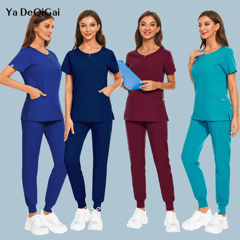 Top Trends: Hospital Working Uniform Fashion Uniform Medical Women Joggers Dentistry Scrubs Set Medical Uniforms Nursing Workwear Wholesale Shoppable Styles