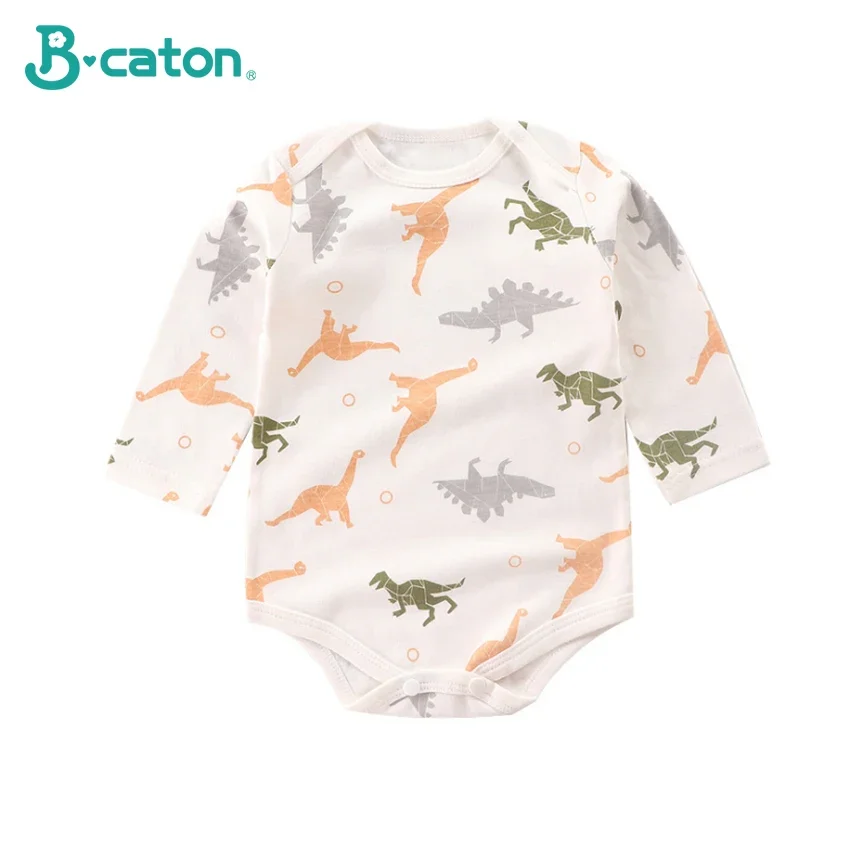 Top Trends: Cotton Newborn Baby Romper Girls Boys Cute Cartoon Animal Stripe Cloth For Kids Long Sleeve Autumn Rompers Jumpsuit Outfits Shoppable Styles - Image 5