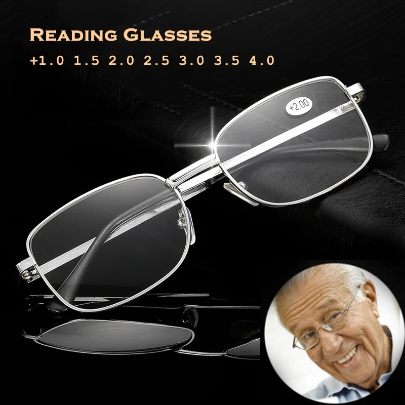 Top Trends: 2021Reading Glasses Men Ultralight Clear Lens Magnifier EyeGlasses Portable Gift For Parents Anti Fatigue Presbyopic Eyewear Shoppable Styles - Image 3