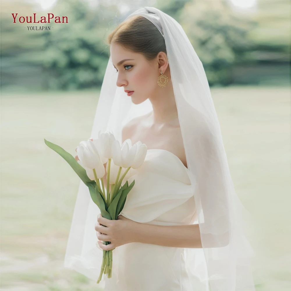 Top Trends: YouLaPan V30 Long Bridal Veil Cathedral Veil Bride Luxury Wedding Veils White Ivory Mask Bride Swiss Veil A Veil For Girl Shoppable Styles