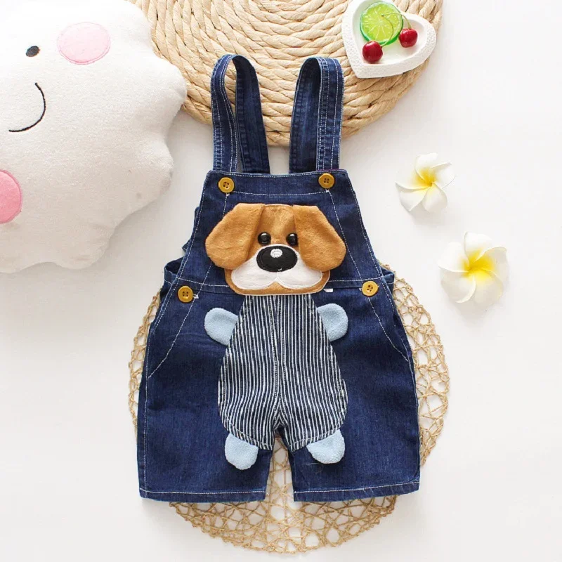 Top Trends: DIIMUU Kids Infant Baby Clothing Overalls Shorts Pants Boys Girls Denim Jumpsuits Toddler Clothes Cartoon Casual Jeans Playsuits Shoppable Styles