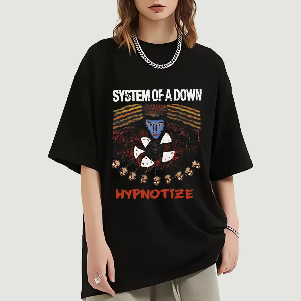 Top Trends: Vintage System Of A Down Hypnotize Rock T Shirt Women'S Men'S Harajuku Fashion Short Sleeve Oversized T-Shirt Streetwear 90S Tee Shoppable Styles