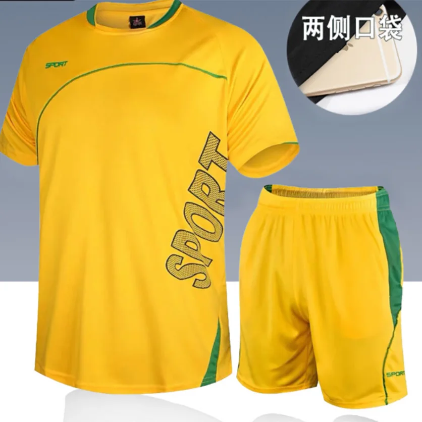 Top Trends: 2022 New New Men Soccer Jerseys Survetement Football Sets Football Training Suit Mens Soccer Jerseys M-5XL Running Suit Men&#039;s Shoppable Styles