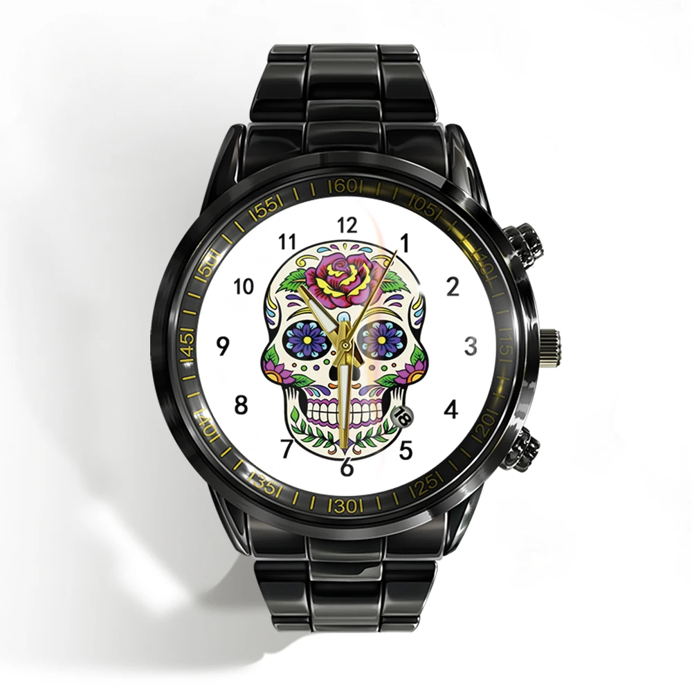 Top Trends: New Trend Calendar Men&#039;s Watch Skull Business Watches Quartz Sports Wrist Watch Shoppable Styles