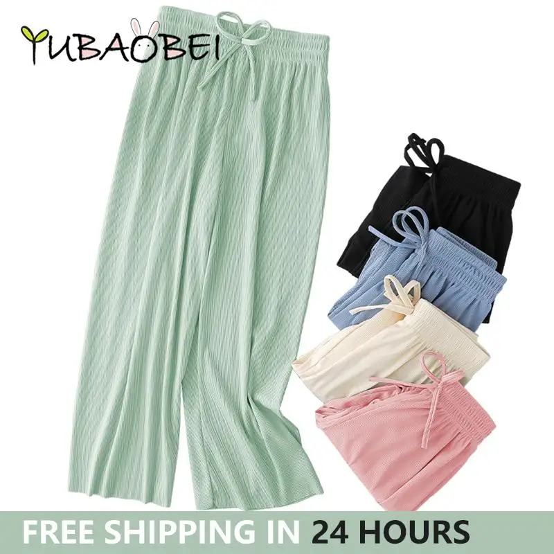 Top Trends: School Pants For Girl Wide Leg Sweatpants Mosquito Proof Pants Summer Black Teen Casual Pants Mid Waist Trousers 10 11 12 Years Shoppable Styles