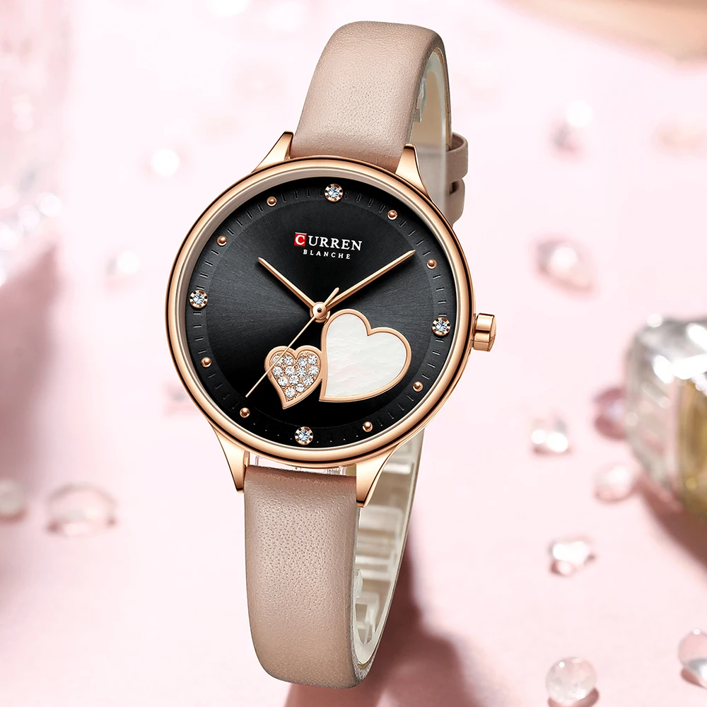 Top Trends: CURREN Watch For Women Leather Quartz Brandes Ladies Wristwatches Luxury Casual Clock Fashion Zegarki 2021 Shoppable Styles - Image 6