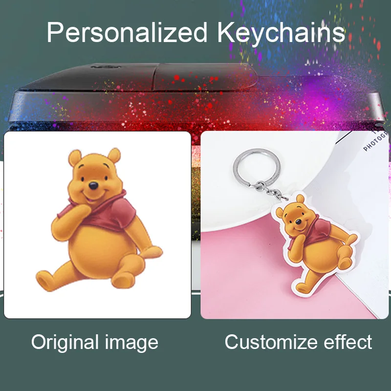 Top Trends: Personalized Your Logo Keychain Custom Arcylic Key Chain Photo Customized Anime Charms Keyring Company For Promotional Gifts Shoppable Styles - Image 5