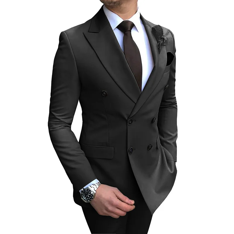 Top Trends: Men Suits Army Green Formal Business Wedding Suits For Men Best Man Blazer Groom Tuxedos Slim Fit Costume Homme Mariage Shoppable Styles - Image 2