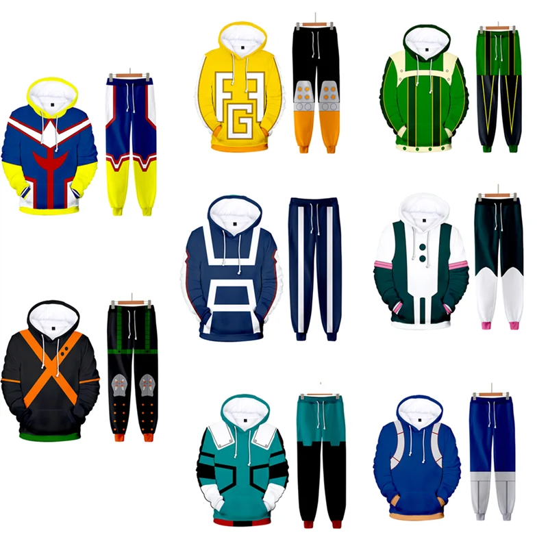 Top Trends: 3D Printing Hoodie Tracksuits Boku No My Hero Academia Anime Midoriya Izuku Deku Sweatshirts Cosplay Adult Children Hoodies Shoppable Styles