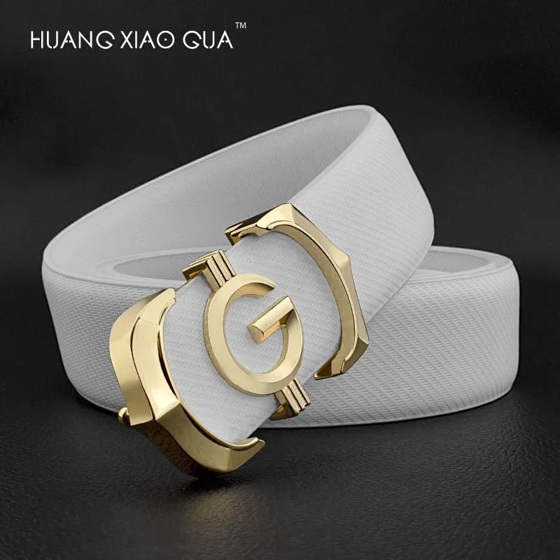 Top Trends: Luxury Leather Belt Man White Belts Designer Belts Men High Quality G Letter Buckle Male Strap Ceinture Homme Shoppable Styles