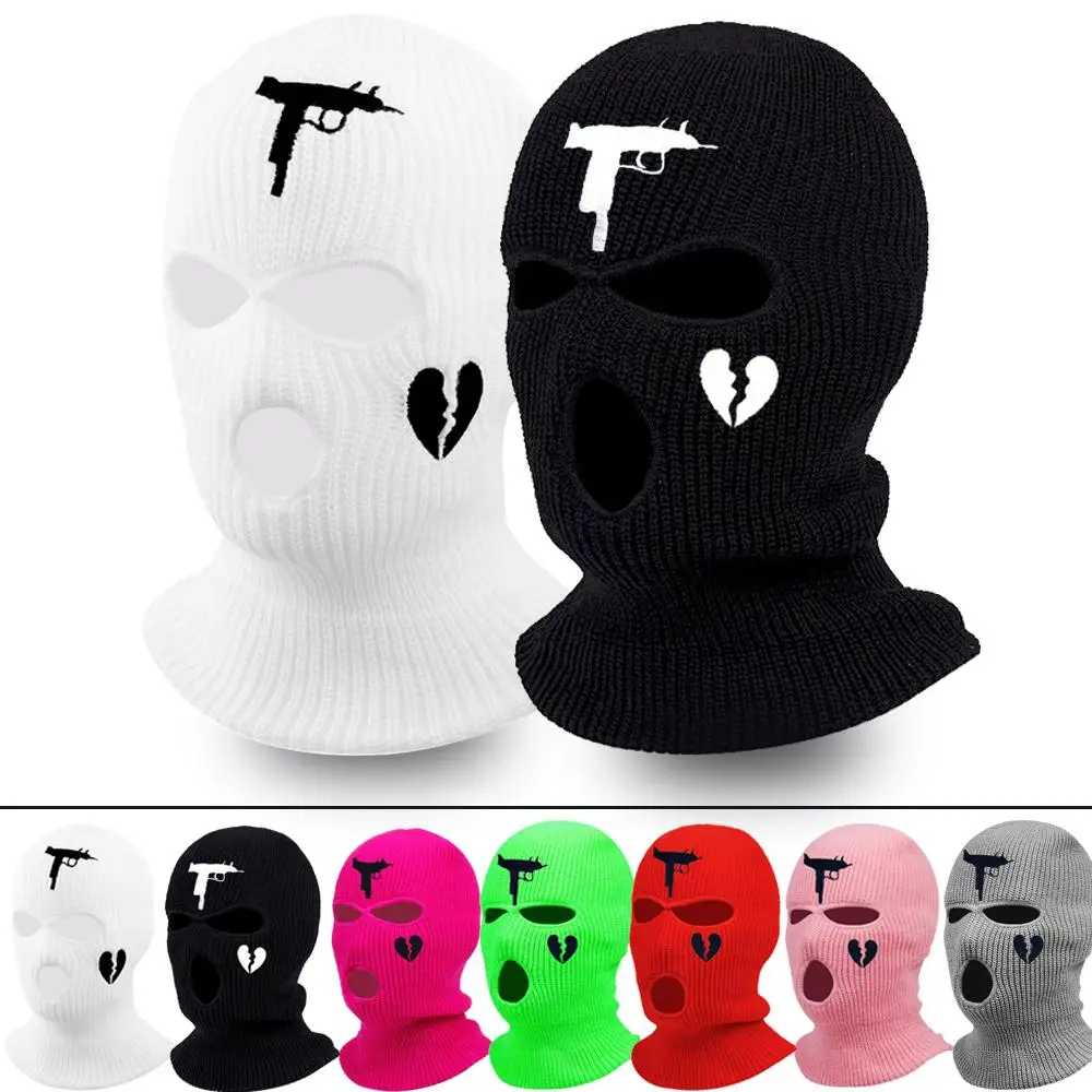 Top Trends: Men Balaclava Mask Hat Winter Warm Windproof Knit Beanies Bonnet Unisex Caps Women Sports Halloween Party Gifts Ski Accesorios Shoppable Styles