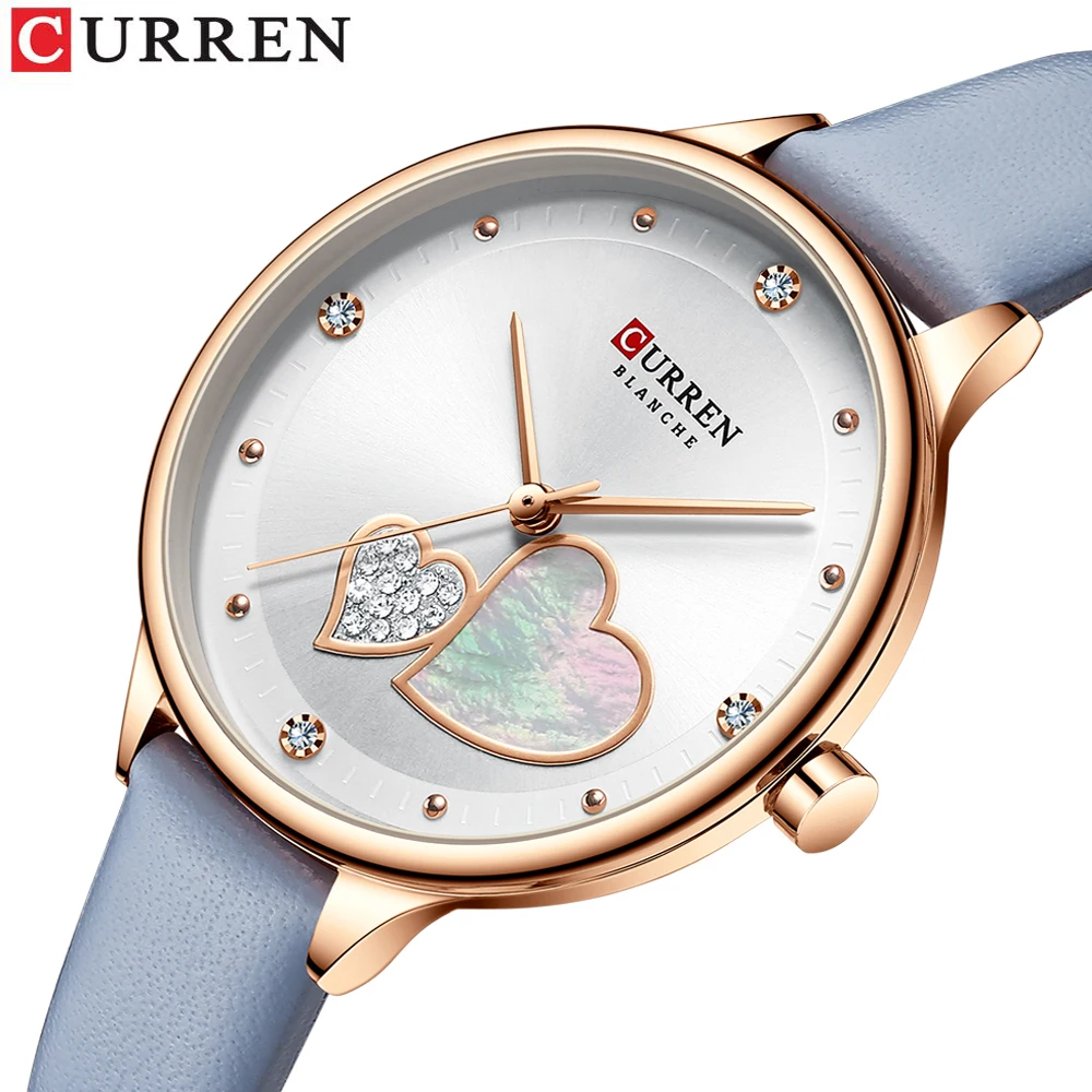 Top Trends: CURREN Watch For Women Leather Quartz Brandes Ladies Wristwatches Luxury Casual Clock Fashion Zegarki 2021 Shoppable Styles