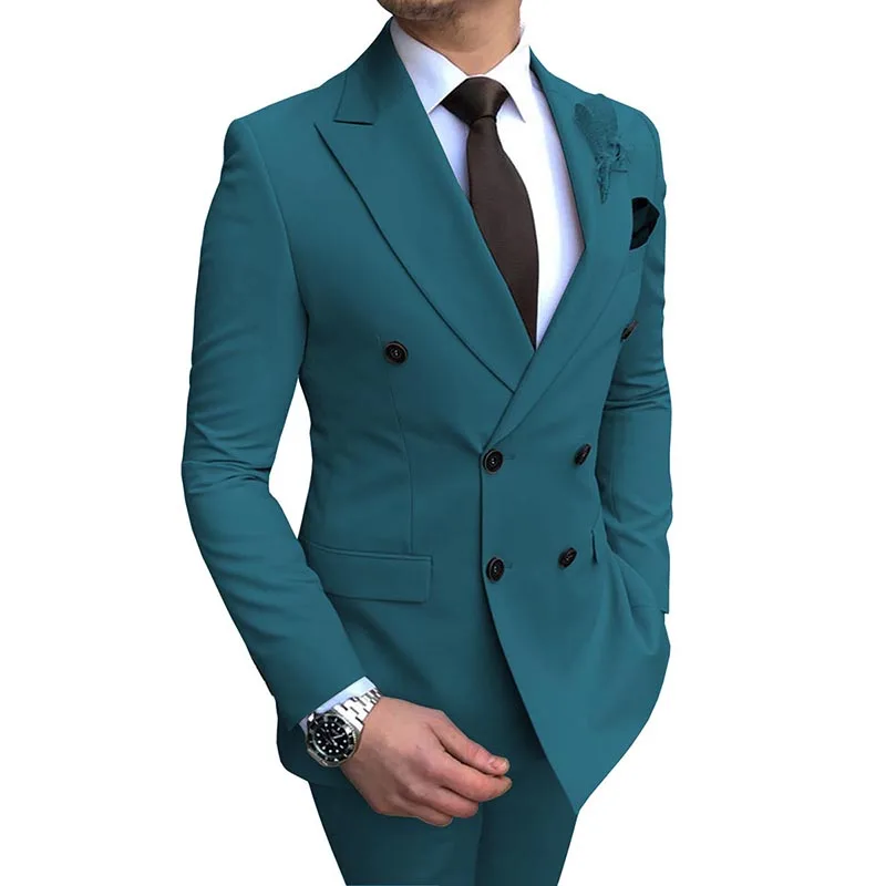 Top Trends: Men Suits Army Green Formal Business Wedding Suits For Men Best Man Blazer Groom Tuxedos Slim Fit Costume Homme Mariage Shoppable Styles - Image 5